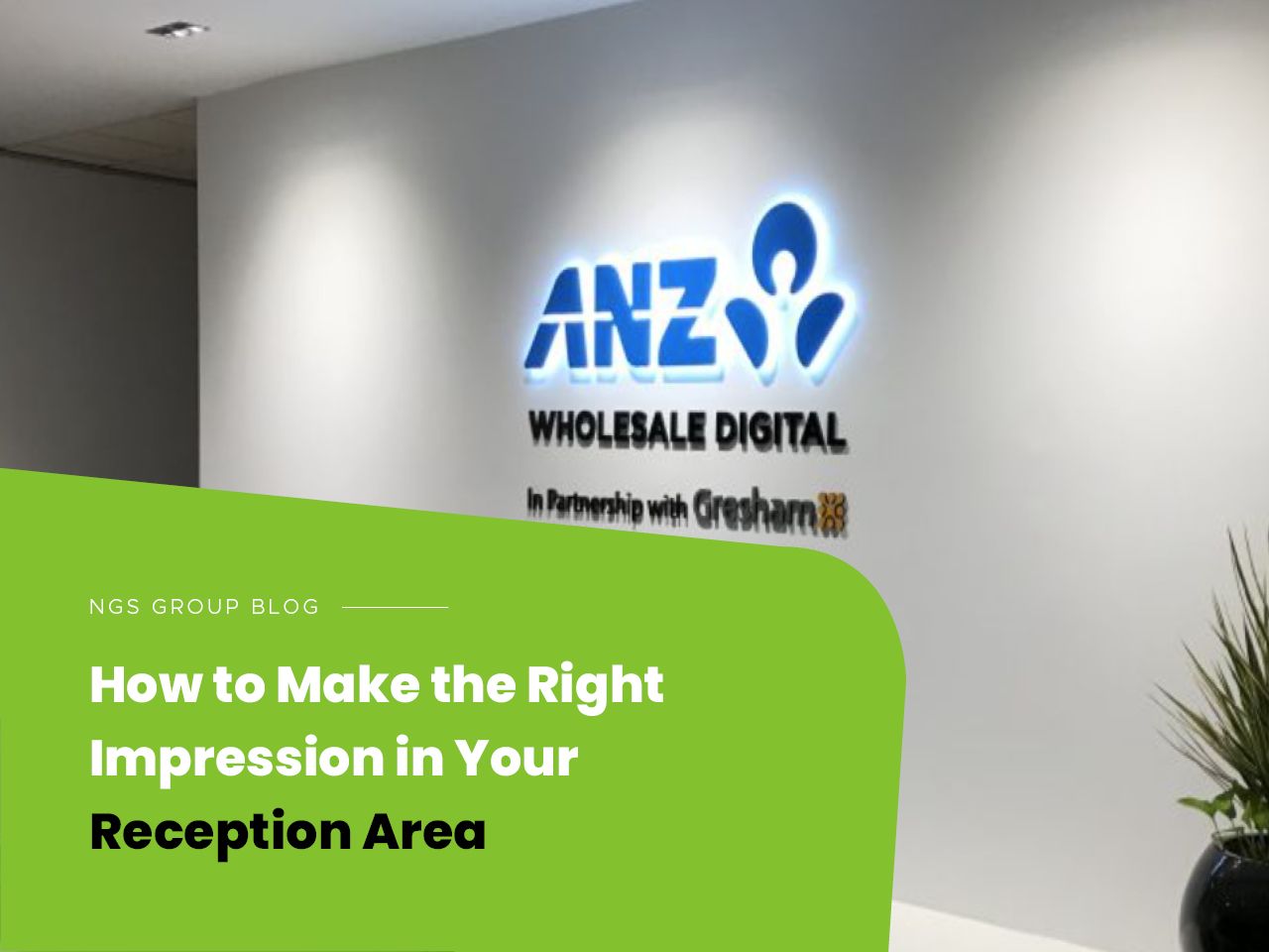 Reception Signs How to Make the Right Impression