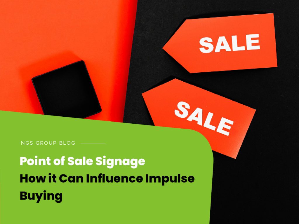 Point of sale signage