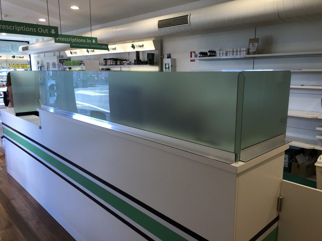 Counter Sneeze Guard