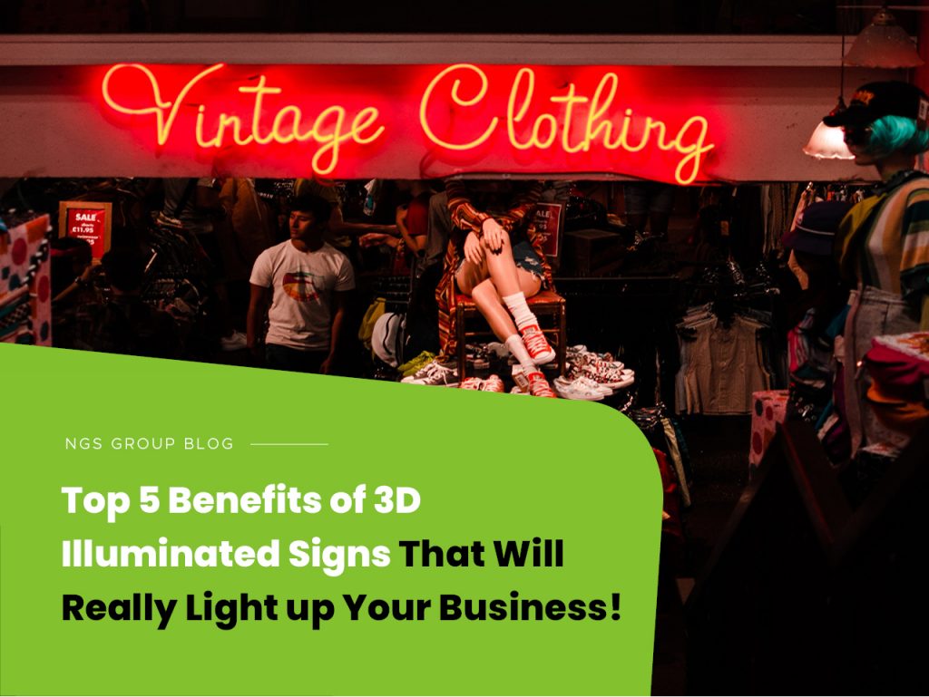 3d illuminated signs