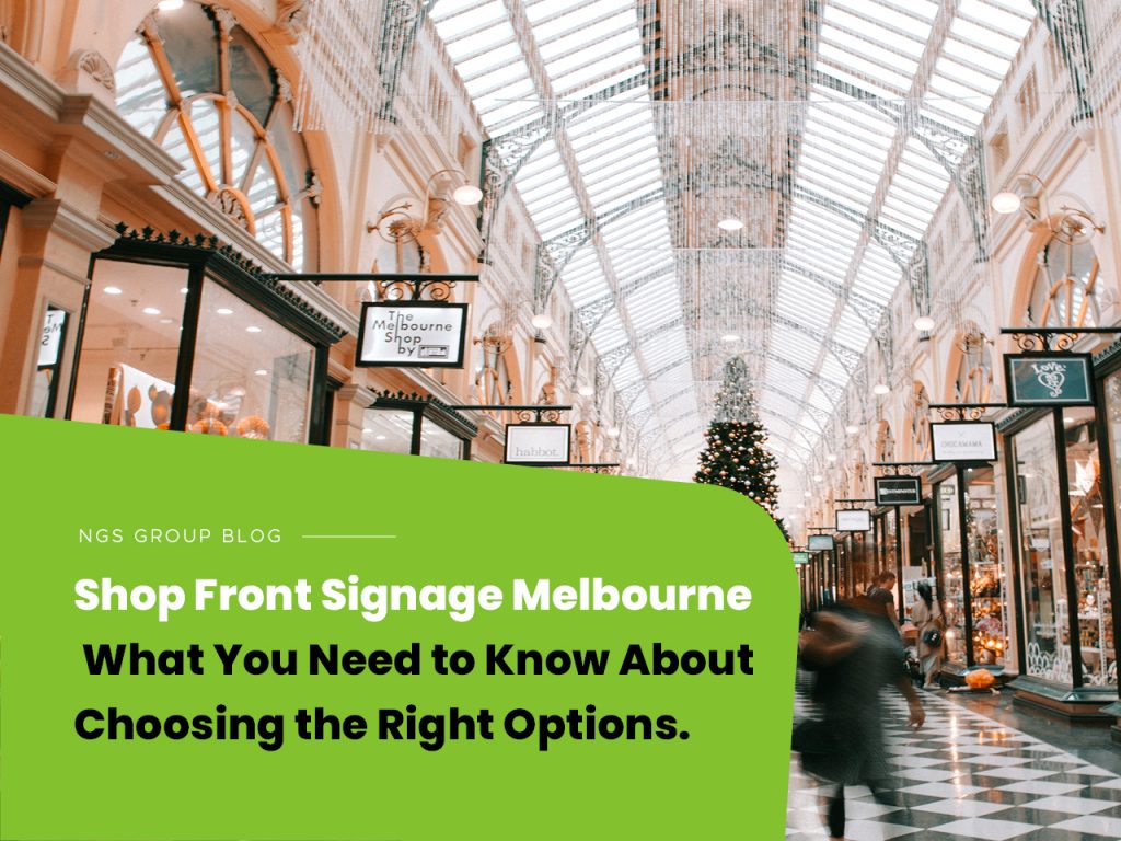shop front signage melbourne